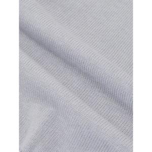 REISS Aria Cotton and Wool Funnel-Neck Knit Top